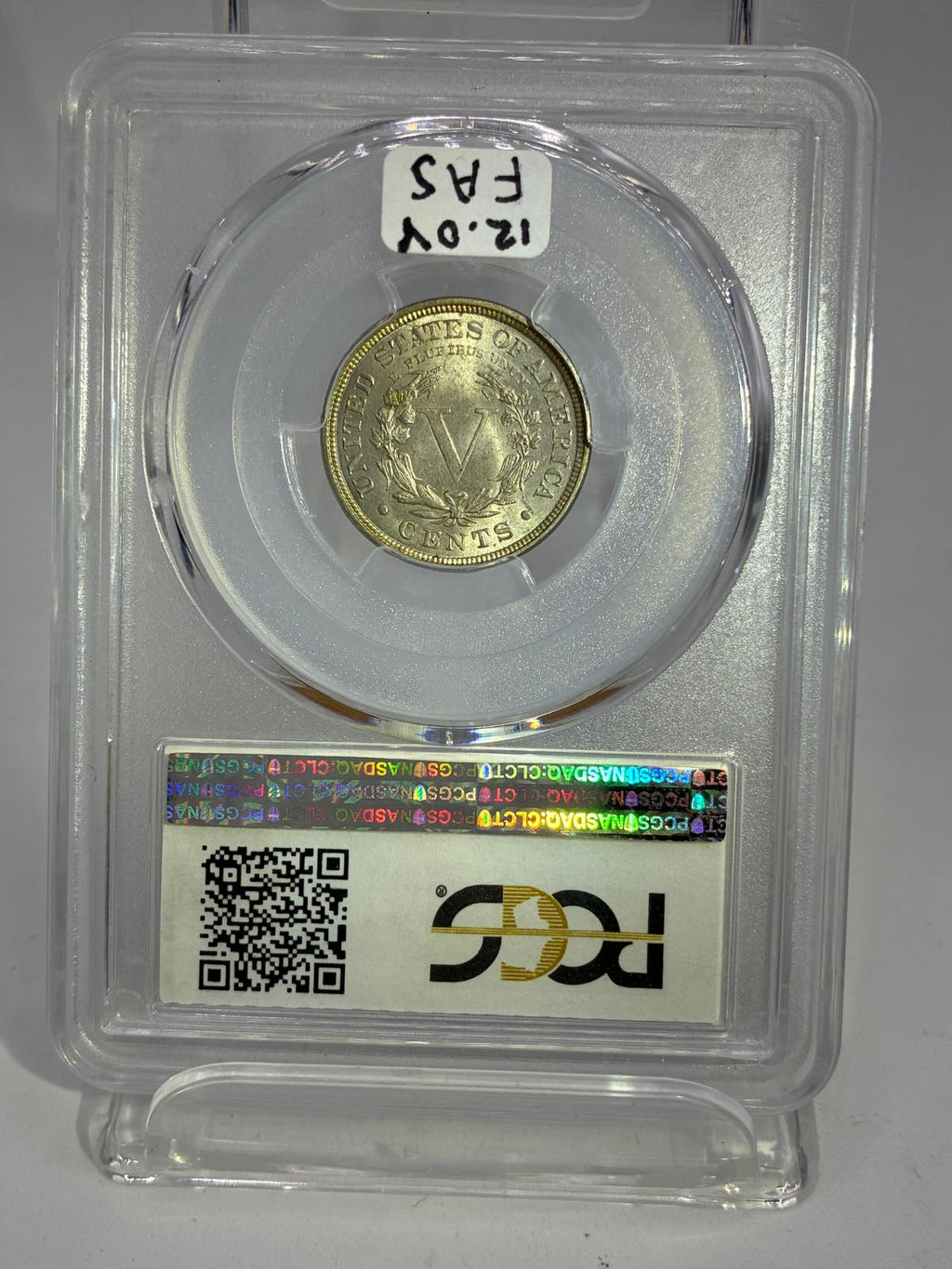1883 5C PCGS MS64 With CENTS