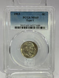 1913 5C PCGS MS65 Type 1