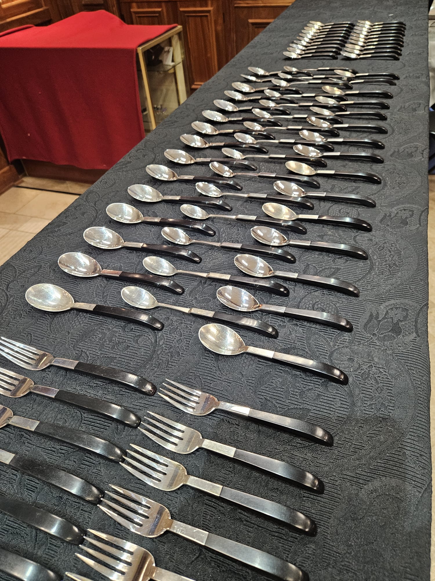Contrast by Lunt Sterling Silver Flatware Mid-Century