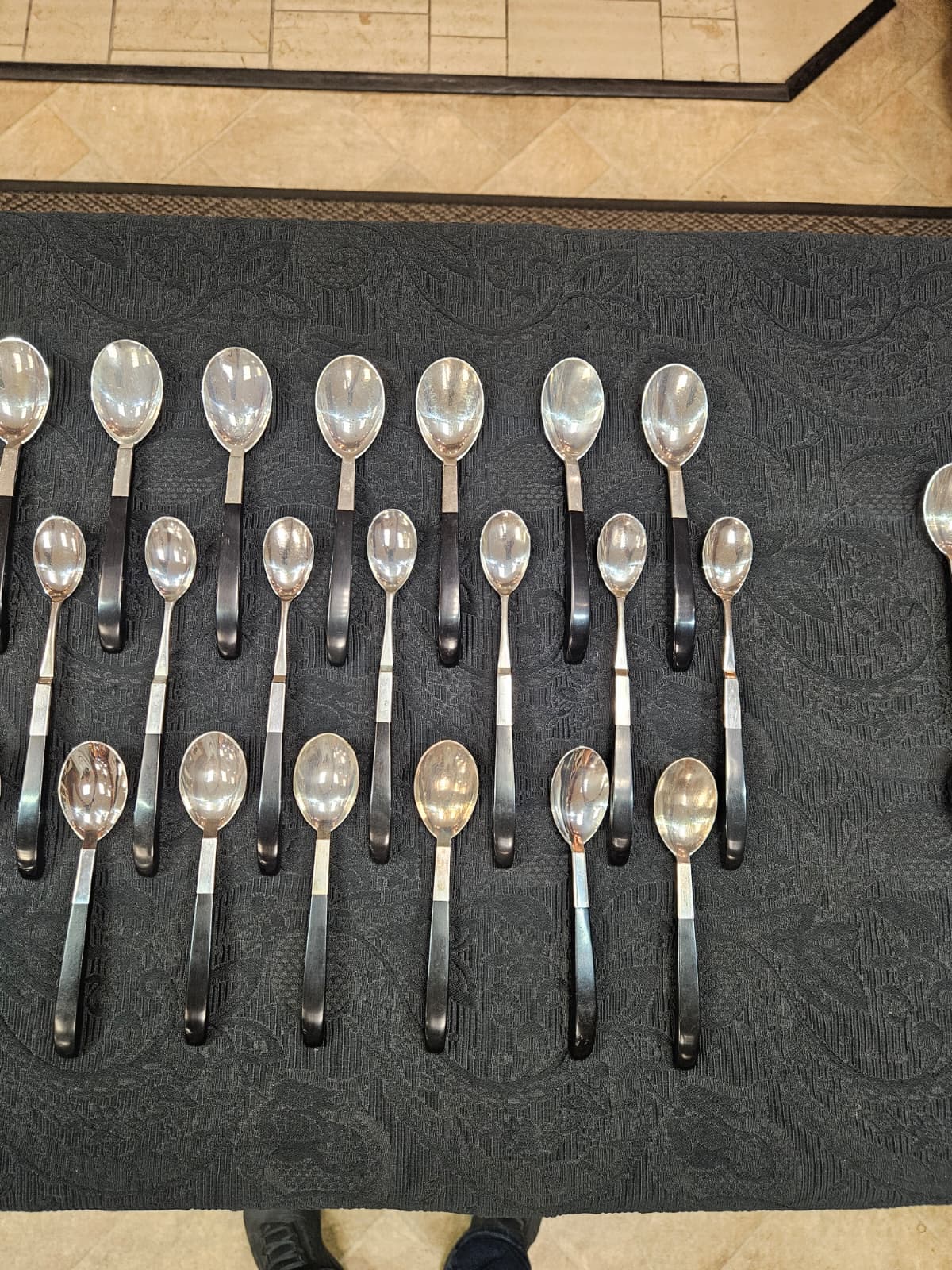Contrast by Lunt Sterling Silver Flatware Mid-Century